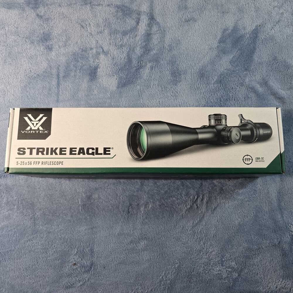 NIB Vortex Strike Eagle 5-25x56 FFP Riflescope with EBR-7C MOA New in Box